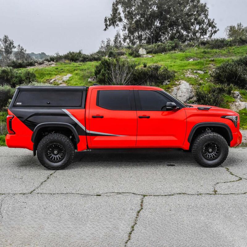 WES EXP Truck Caps - Westin EXP Truck Cap COMPLETE KIT A + B (22-25 Toyota Tundra CC 5.5ft. Bed) - Black