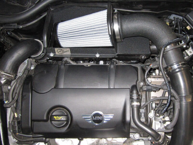 AFE Magnum FORCE Stage-2 Cold Air Intakes - aFe MagnumFORCE Intake Stage-2 Pro DRY S 11-13 Mini Cooper S L4-1.6L (Turbo)