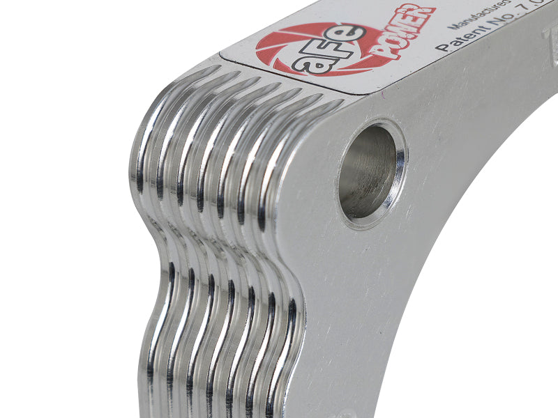 AFE Silver Bullet TBS - aFe 01-16 Nissan Patrol (Y61) L6-4.8L Silver Bullet Throttle Body Spacer
