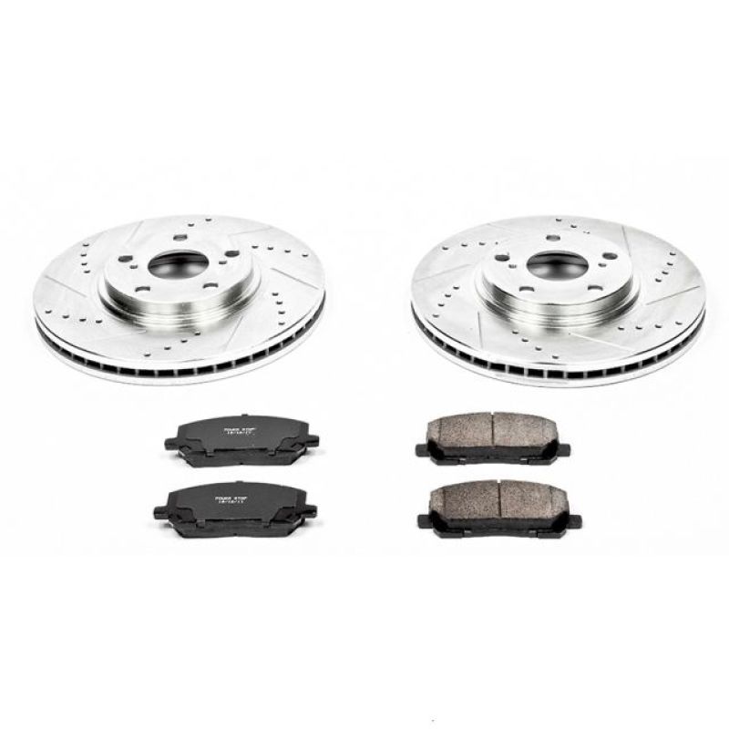PSB Z23 Evolution Kit - Power Stop 01-07 Toyota Highlander Front Z23 Evolution Sport Brake Kit