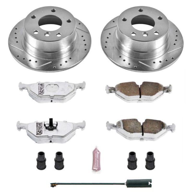 PSB Z26 Street Warrior Kit - Power Stop 96-02 BMW Z3 Rear Z26 Street Warrior Brake Kit