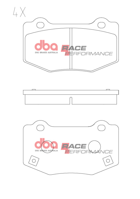 DBA RP Performance Brake Pads - DBA 16-24 Chevrolet Camaro SS (w/Brembo Calipers) RP Performance Rear Brake Pads