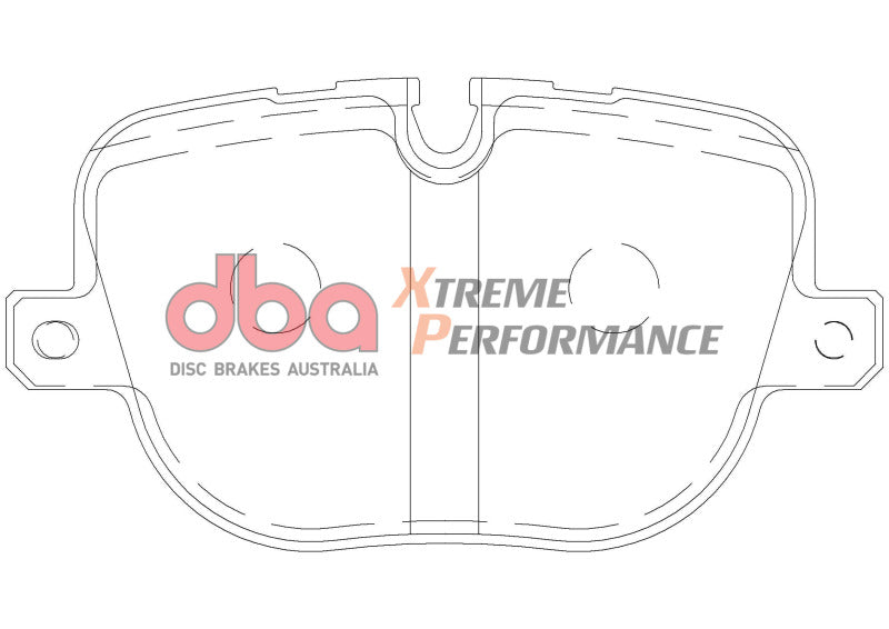 DBA XP Performance Brake Pads - DBA 10-12 Land Rover Range Rover Supercharged Rear XP Performance Brake Pads