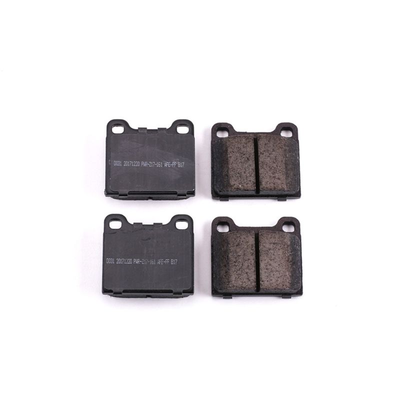 PSB Z16 Evolution Brake Pads - Power Stop 88-91 Mercedes-Benz 300SE Rear Z16 Evolution Ceramic Brake Pads