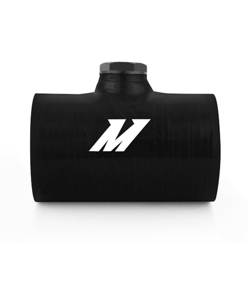 MM Couplers - w/ Bung - Mishimoto 2.5in Black Silicone Coupler w/ 1/8in NPT Bung