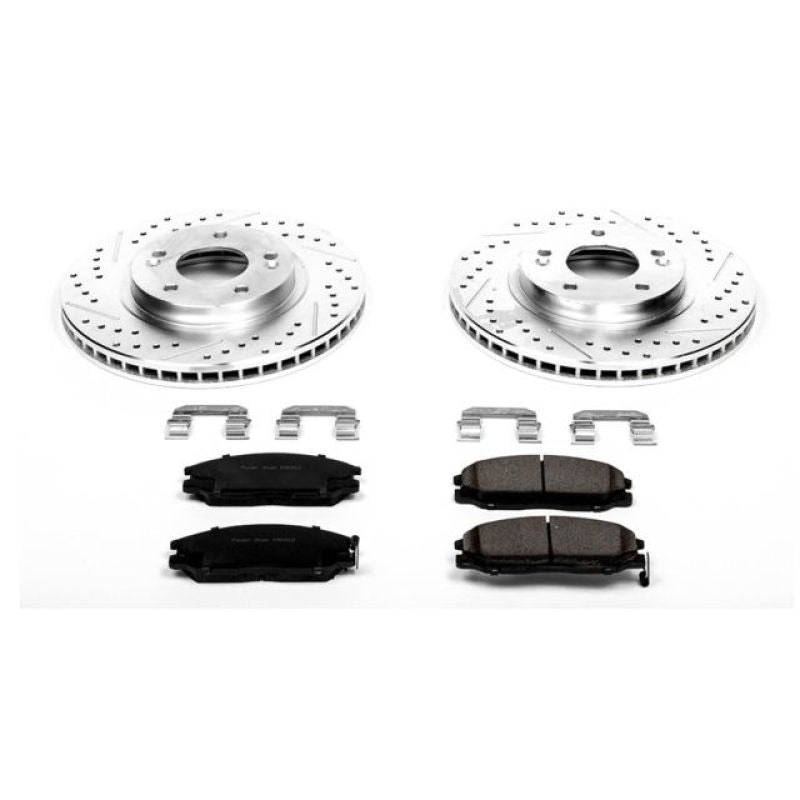 PSB Z23 Evolution Kit - Power Stop 01-06 Hyundai Santa Fe Front Z23 Evolution Sport Brake Kit