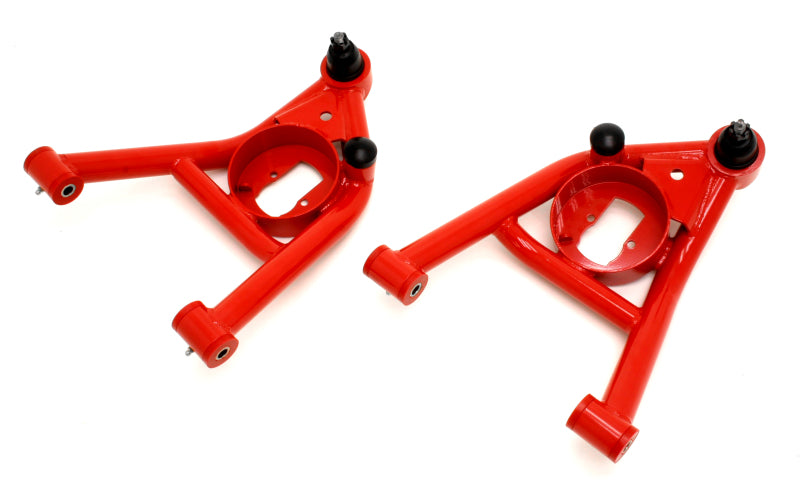 BMR Control Arms - BMR 64-72 A-Body Non-Adj. Lower A-Arms (Polyurethane) - Red