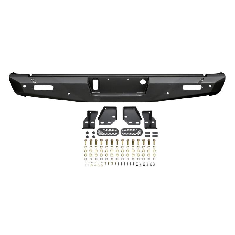 WES Pro-Series Bumpers - Westin 14-18 Chevy Silverado 1500 Pro-Series Rear Bumper - Textured Black