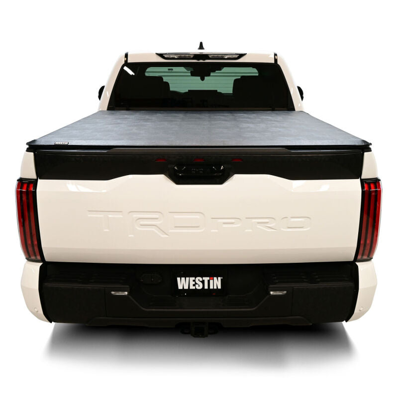 WES Soft Roll Tonneau Covers - Westin 22-24 Toyota Tundra 5.5ft. Bed Soft Roll Tonneau Cover - Black