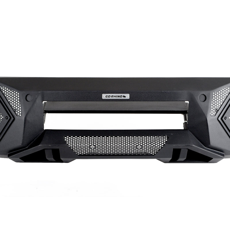 GOR Element Bumper - Go Rhino 19-24 Ram 1500 (Excl. Rebel/Warlock/TRX) Element Front Bumper w/Pwr Bar - Tex. Blk