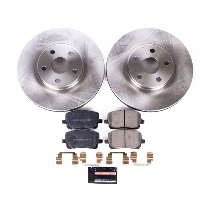 PSB Autospecialty Kit - Power Stop 03-08 Pontiac Vibe Front Autospecialty Brake Kit