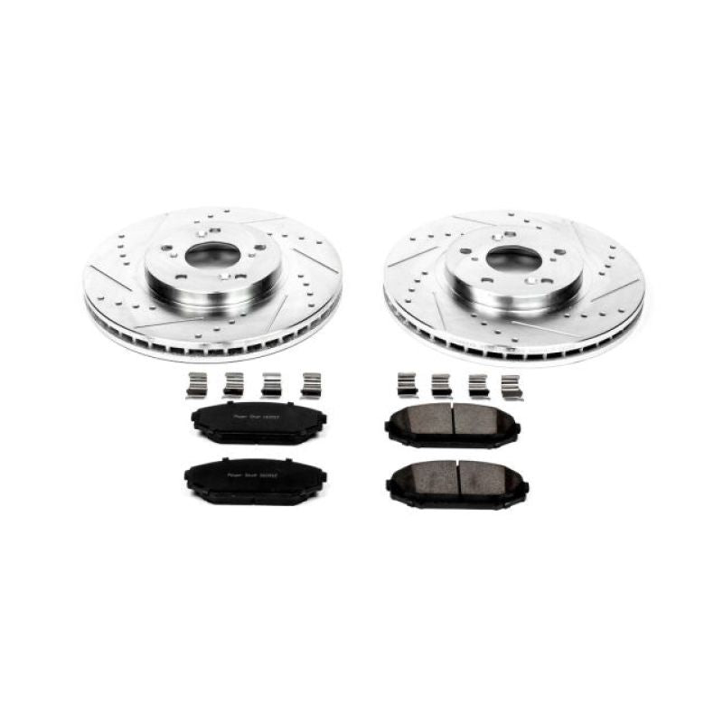 PSB Z23 Evolution Kit - Power Stop 01-02 Acura MDX Front Z23 Evolution Sport Brake Kit
