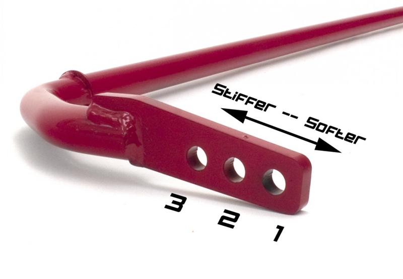 PA Alta Adj Sway bar - ALTA 02-12 Mini Cooper/S/JCW (Incl. 05-12 Convertible) & 09-12 Clubman Rear Swaybar 22mm - Red