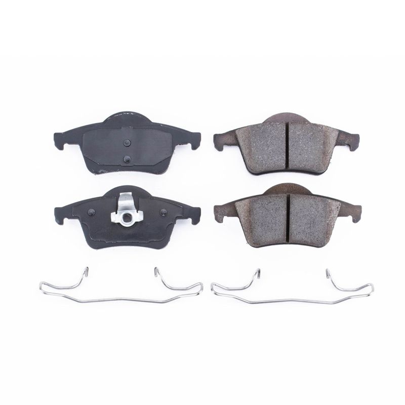 PSB Z17 Evolution Brake Pads - Power Stop 01-09 Volvo S60 Rear Z17 Evolution Ceramic Brake Pads w/Hardware