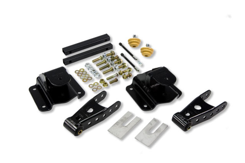 BT Shackle Kit - Belltech SHACKLE AND HANGER KIT 94-99 RAM 1500 XtdCab 4inch