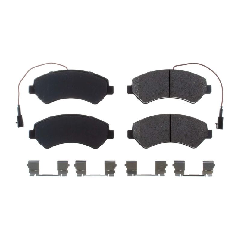 PSB Z17 Evolution Brake Pads - Power Stop 14-18 Ram ProMaster 1500 Front Z17 Evolution Ceramic Brake Pads w/Hardware
