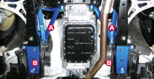 CUS Power Braces - Cusco Subaru Legacy BM9 Power Brace Front