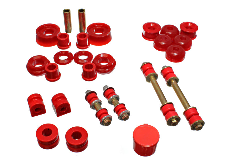 ES Hyper-Flex Sets - Red - Energy Suspension 00-05 Dodge Neon FWD Red Hyper-flex Master Bushing Set