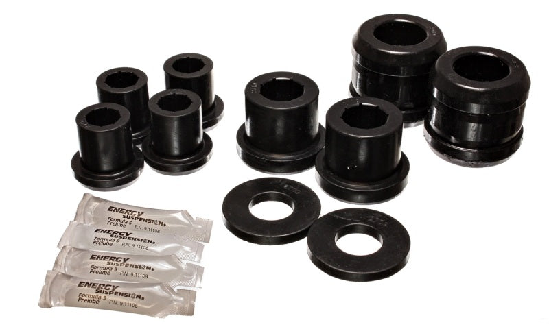 ES Cntrl Arm Bushings - Black - Energy Suspension 04-07 Mazda RX8 Black Front Control Arm Bushing Set