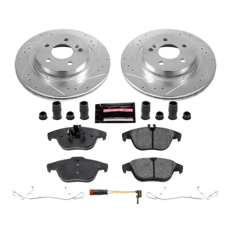 PSB Z23 Evolution Kit - Power Stop 12-15 Mercedes-Benz C250 Rear Z23 Evolution Sport Brake Kit