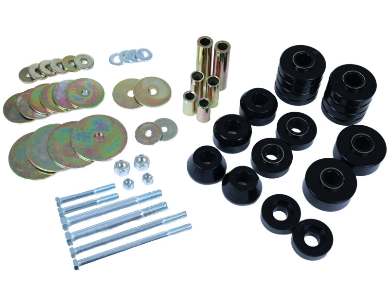 ES Body Mounts - Black - Energy Suspension 69-72 GMC C1500 Pickup Black Body Mount Bushing Set