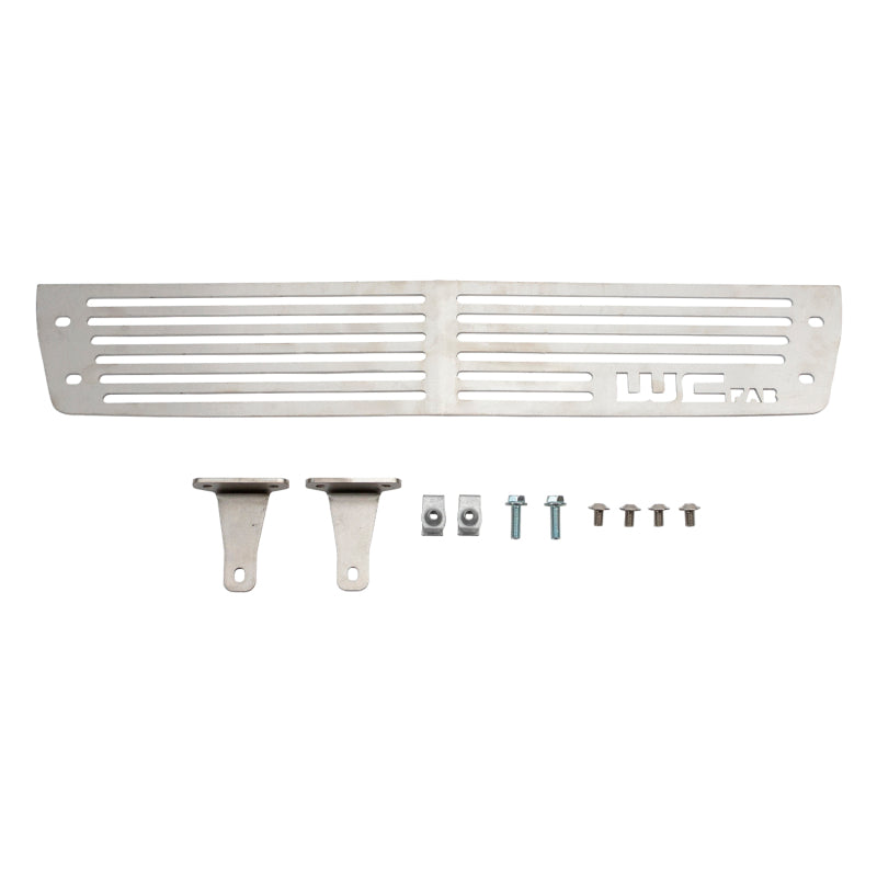 WCF Bumper Grilles - Wehrli 15-19 GMC Sierra 6.6L LML/L5P Duramax Bumper Grille - Raw Stainless Finish