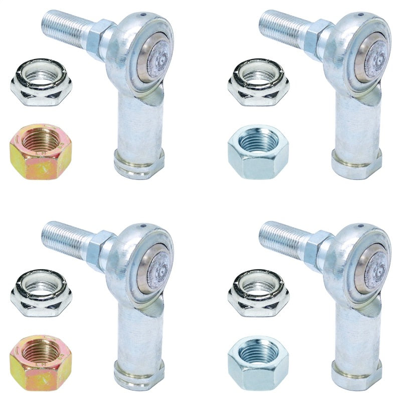 ROK Sway Bar Endlinks - RockJock Adjustable Sway Bar End Link Rod End Pack for Aluminum Arms Heim Style
