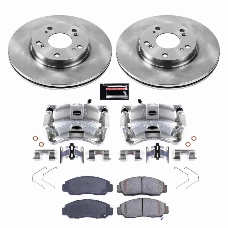 PSB Autospecialty Kit w/Cals - Power Stop 12-15 Honda Civic Front Autospecialty Brake Kit w/Calipers