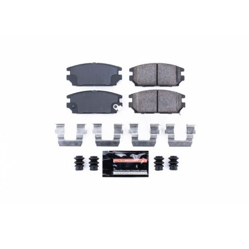 PSB Z23 Evolution Brake Pads - Power Stop 91-94 Dodge Stealth Rear Z23 Evolution Sport Brake Pads w/Hardware