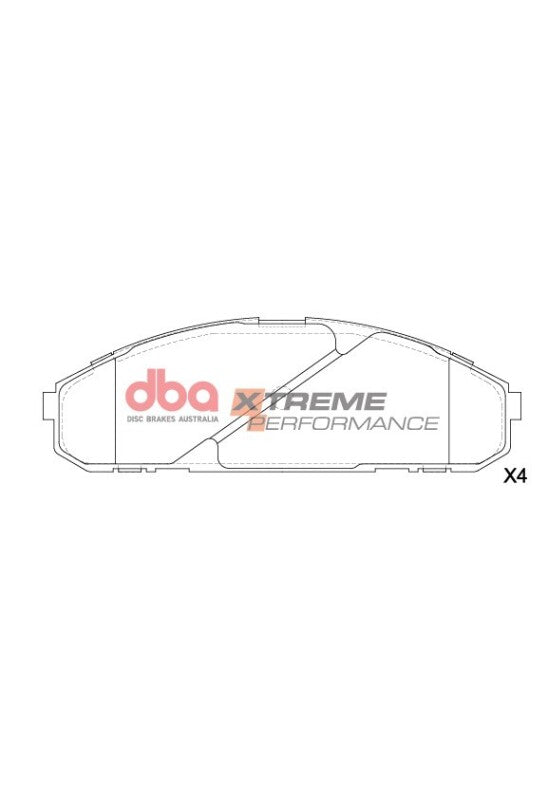 DBA XP Performance Brake Pads - DBA 89-97 Nissan Patrol (Y60) XP Performance Front Brake Pads