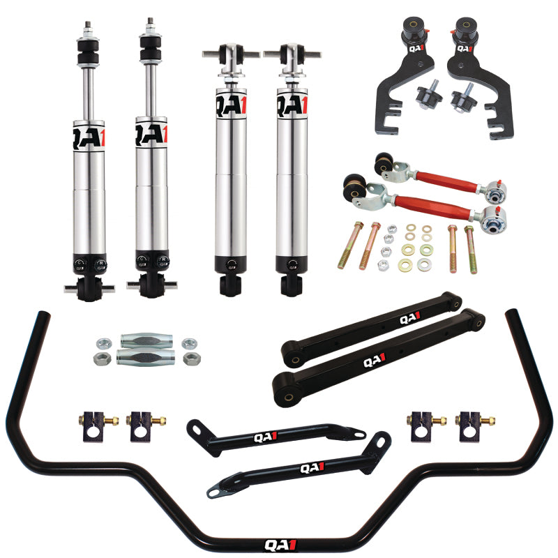 QAP Trailing Arms - QA1 64-67 GM A-Body Level 1 Drag Kit 2.0 w/ Shocks