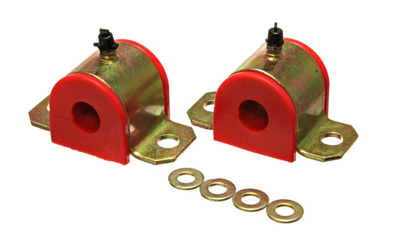 ES Sway Bar Bushings - Red - Energy Suspension 00-05 Toyota Celica Red 17.5mm Rear Sway Bar Frame Bushings (Greaseable Frame Bush