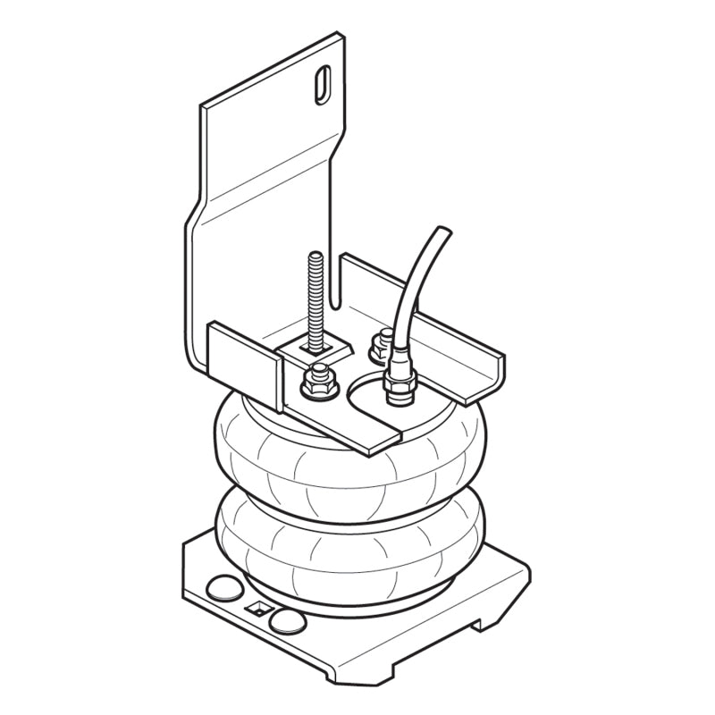 FIR Ride-Rite Kits - Rear - Firestone Ride-Rite Air Helper Spring Kit Rear 1992+ Ford E350 Cutaway (W217602061)