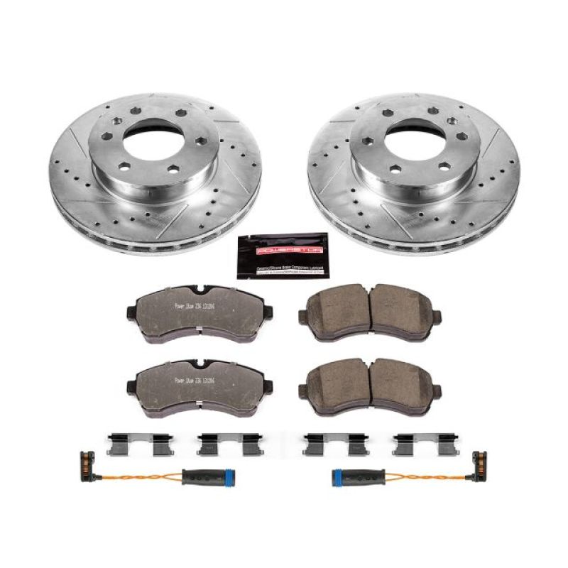 PSB Z36 Truck & Tow Kit - Power Stop 07-09 Dodge Sprinter 3500 Front Z36 Truck & Tow Brake Kit