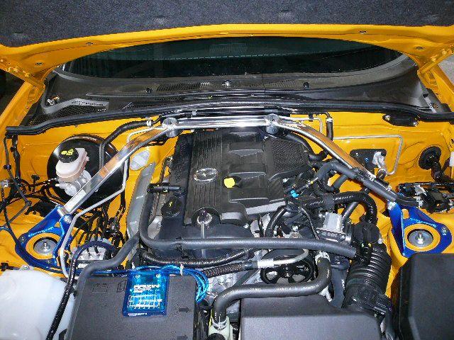 CUS OS Front Strut Bars - Cusco Strut Bar OS Front NCEC Miata (attaches to firewall also)
