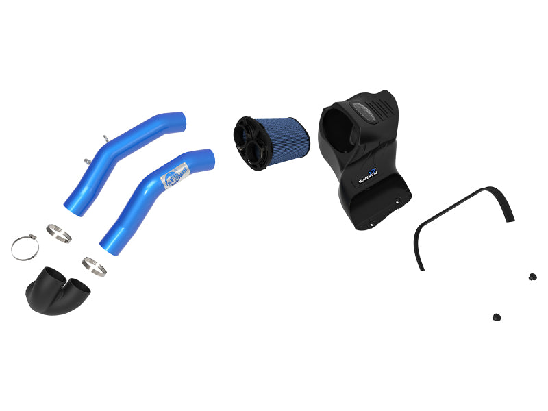 AFE Momentum XP Cold Air Intakes - aFe Momentum XP Cold Air Intake System w/ Pro 5R Media Blue 15-19 Ford F-150 V8-5.0L