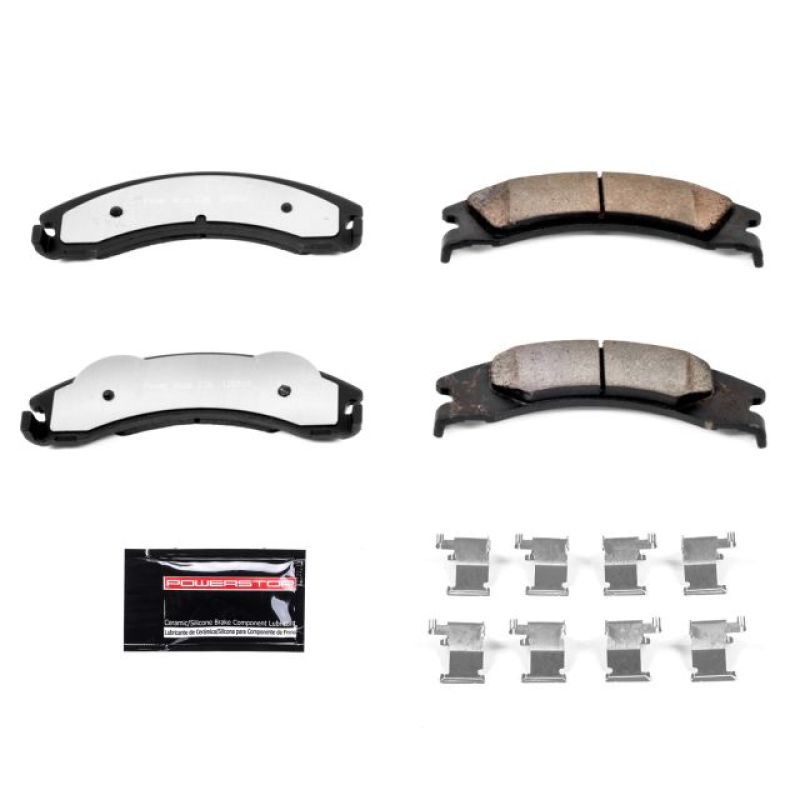 PSB Z36 Truck & Tow Brake Pads - Power Stop 08-14 Ford E-150 Rear Z36 Truck & Tow Brake Pads w/Hardware