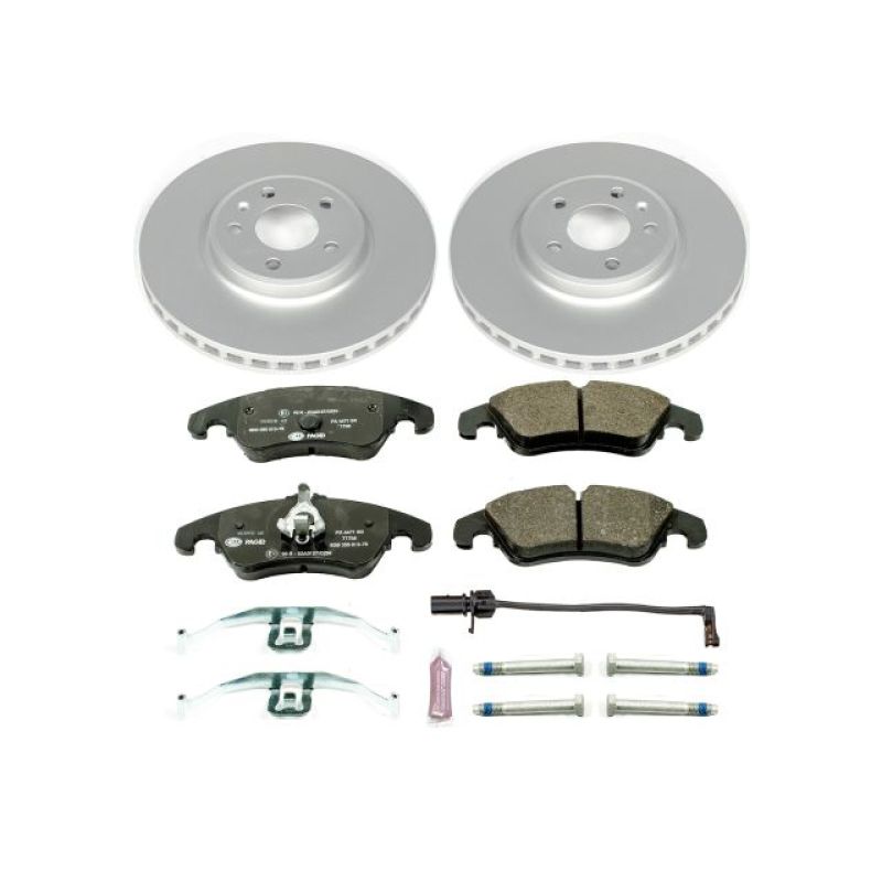 PSB Euro-Stop Kit - Power Stop 09-11 Audi A4 Front Euro-Stop Brake Kit