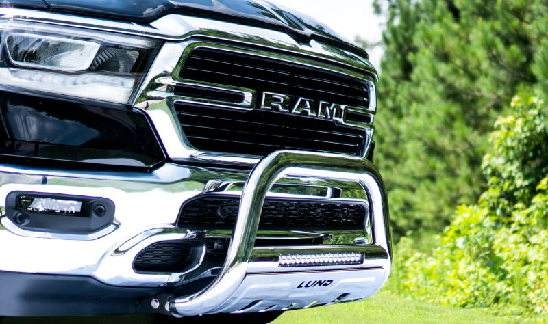 LND Bull Bars - Lund 2019 RAM 1500 Bull Bar w/Light & Wiring - Polished