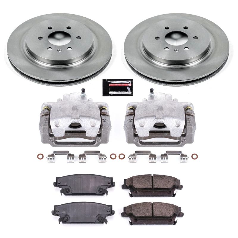 PSB Autospecialty Kit w/Cals - Power Stop 04-09 Cadillac SRX Rear Autospecialty Brake Kit w/Calipers