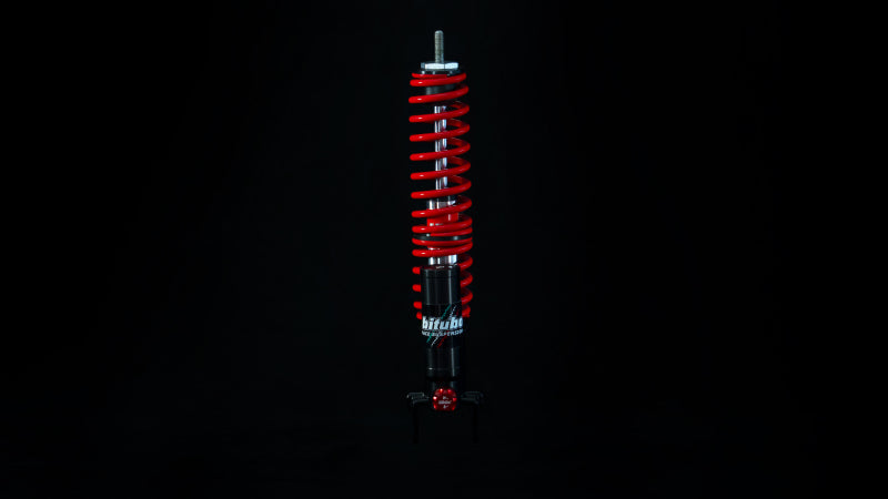 BIT YLV0 Monoshocks - Bitubo YLV0 Monoshock Rear Adjustable: Spring Preload, Compression, Red Spring