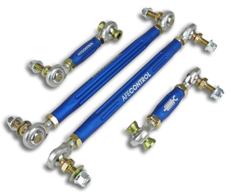 AFE Sway Bar End Links - aFe Control 15-21 BMW M2 Adjustable Front and Rear End Links