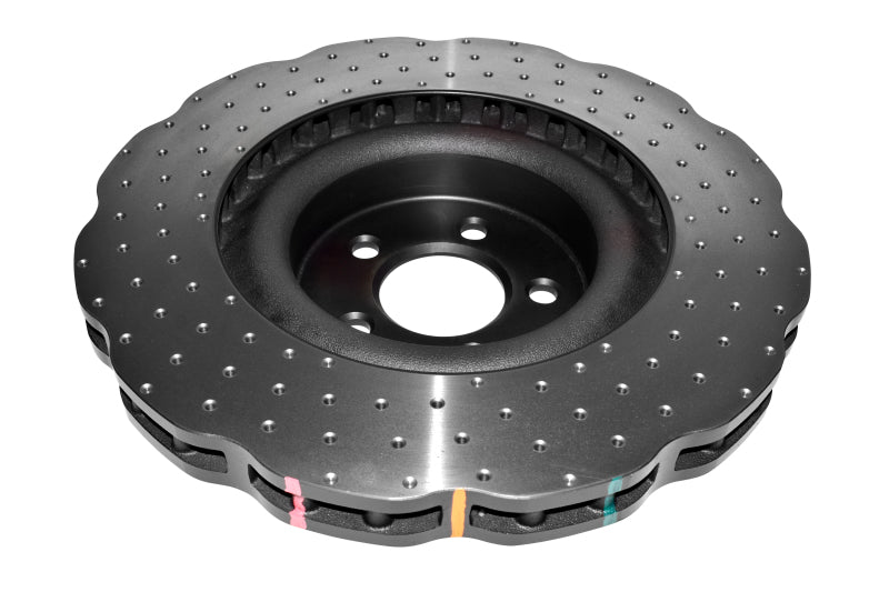 DBA 4000 Series Drilled Rotors - DBA 15-20 Ford Mustang GT Perf Package (380mm Front Rotor) Front 4000 Series Cross Drilled Rotor