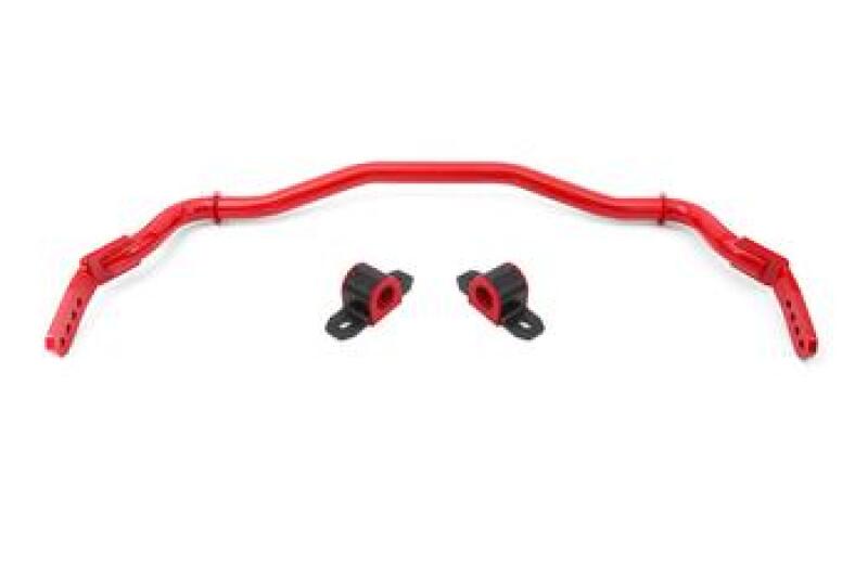 BMR Sway Bar Kits - BMR 15-22 S550 Mustang Sway Bar Kit Front Hollow 38mm 3-Hole Adjustable Red
