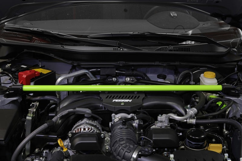 PA Strut Brace - PERRIN 13-25 Subaru BRZ / Toyota GR86/86 / Scion FR-S Front Strut Brace - Neon Yellow