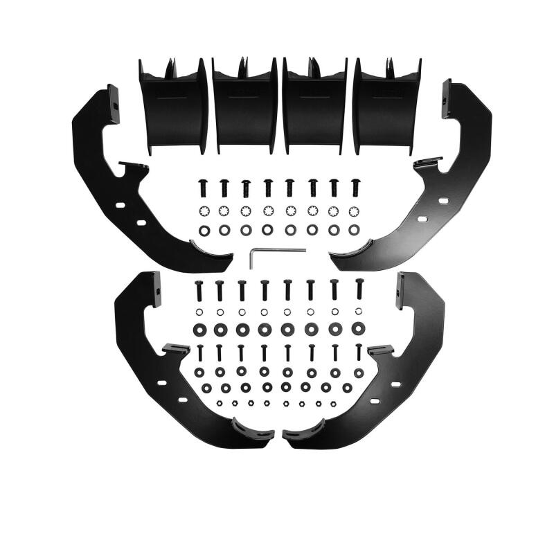 WES Nerf Bars - PRO TRAXX 4 - Westin 19-20 Chevrolet Silverado / GMC Sierra 1500 Reg Cab PRO TRAXX 4 Oval Nerf Step Bars - Black