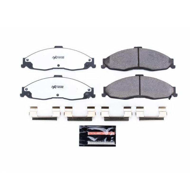 PSB Z26 Extreme Brake Pads - Power Stop 98-02 Chevrolet Camaro Front Z26 Extreme Street Brake Pads w/Hardware