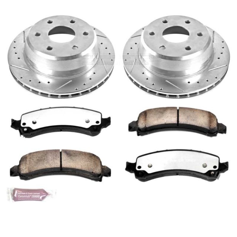 PSB Z36 Truck & Tow Kit - Power Stop 03-06 Cadillac Escalade Rear Z36 Truck & Tow Brake Kit
