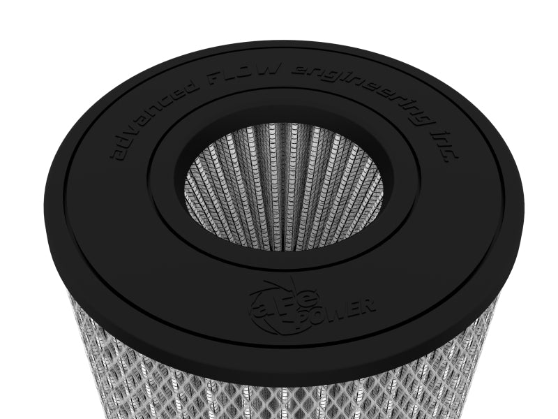 AFE Universal Pro Dry S Filter - aFe MagnumFLOW Pro DRY S Universal Air Filter 4in F x 6.5n B x 6.5in T (Inv) x 8in H