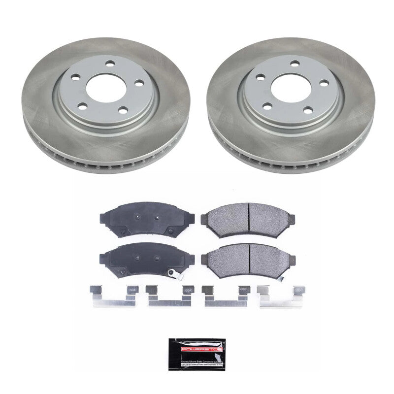 PSB Semi-Coated Rotor Kits - Power Stop 2005 Saturn Relay Front Semi-Coated Rotor Kit